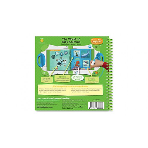 LEAPFROG LeapStart Book - The World of Baby Animals with Life Science and Memory Skills